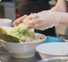 調理風景の写真